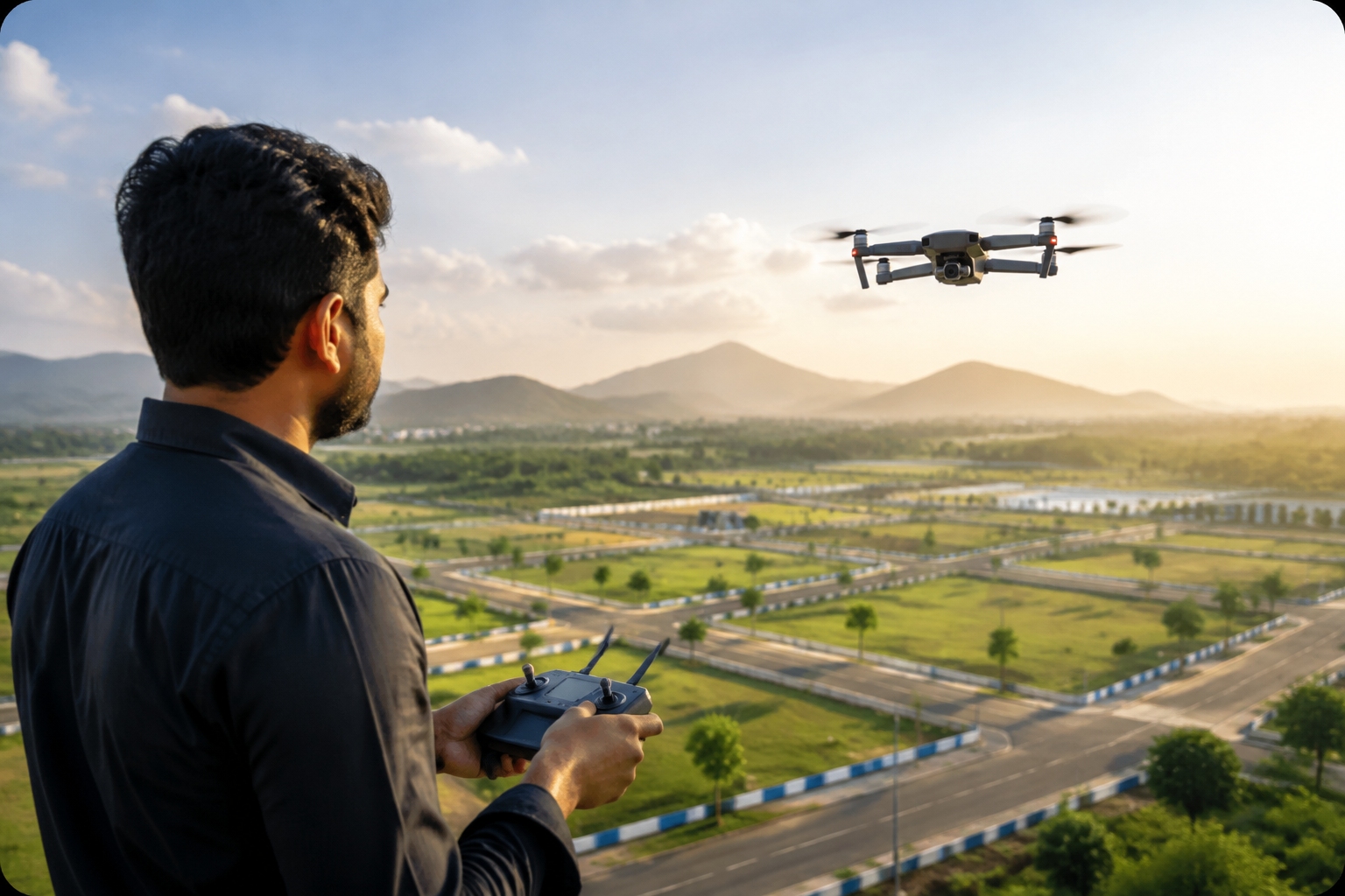 Professional real estate drone shoot service