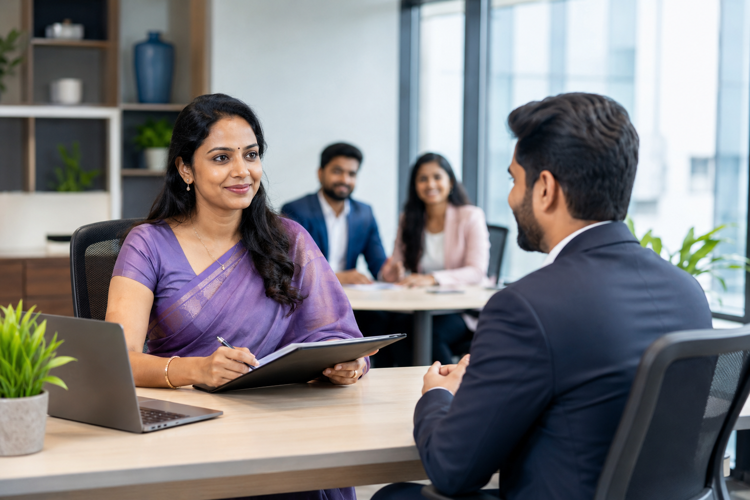 Professional hiring interview and recruitment support