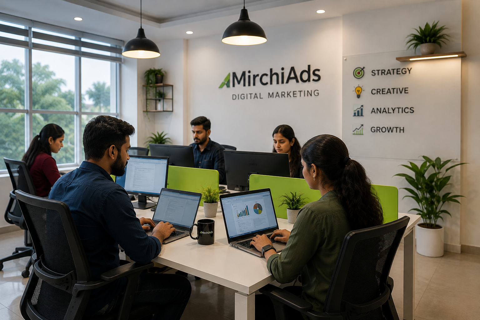 MirchiAds Team Office